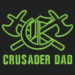Crusader Dad Dri Mesh Pro Polo Design